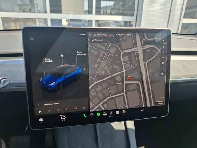 Tesla Model Y RWD 58 kWh | Navigatie | LM Velgen 20"| Voorstoelen/Achterbank/Stuur Verwarmd | Panoramadak | Achteruitrijcamera | Cruise Control | Airco |