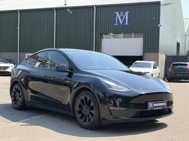 Tesla Model Y Performance AWD 75 kWh VAN: 42.900,- VOOR: 39.877,- UW WKVOORDEEL: 3.023,- | RIJKLAAR GELEVERD | 12 MND BOVAG GARANTIE | TESLA GARANTIE ACCU + AANDRIJFLIJN T/M 03-2031/ 240.000KM|
