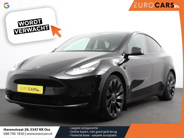 Tesla Model Y Performance Long Range AWD 75 kWh Climate control Adaptieve cruise control Achteruitrijcamera Panoramadak Keyless Stuurverwarming Stoelverwarming LED Navigatie Parkeersensoren