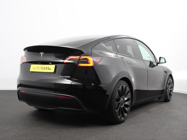 Tesla Model Y Performance Long Range AWD 75 kWh Climate control Adaptieve cruise control Achteruitrijcamera Panoramadak Keyless Stuurverwarming Stoelverwarming LED Navigatie Parkeersensoren
