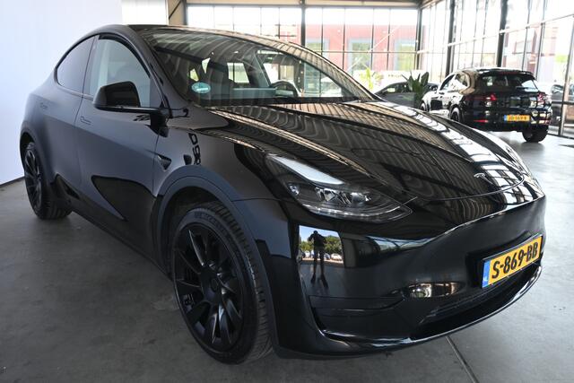 Tesla Model Y RWD 58 kWh SOH 92% Clima Navigatie Panoramadak Leder Trekhaak Rijklaarprijs! Inruil Mogelijk!
