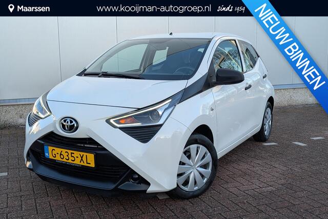 Toyota AYGO 1.0 VVT-i x-fun NL-auto, boekjes compleet, airconditioning, uitstelbare zijruiten achter, start/stop systeem, centrale deurvergrendeling