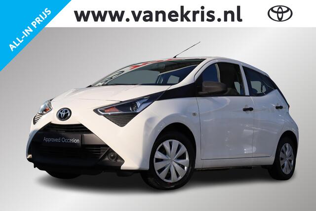 Toyota AYGO 1.0 VVT-i x-fun, Bluetooth, Airco, Elektrische ramen voor, Start / Stop, Speed Limiter.