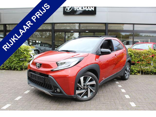 Toyota AYGO X 1.0 VVT-i S-CVT Premium Cabrio | Rijklaar | Keyless | Stoelverw. | Sensoren v+a | Apple/Android | Camera | Half-leder