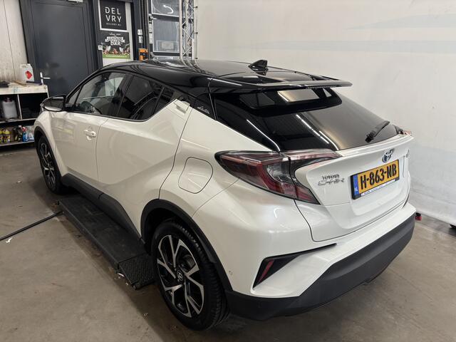 Toyota C-HR 1.8 Hybrid Bi-Tone Blis & Leer & Stoel en Stuurverw. Adaptieve cruise & inparkeerhulp.
