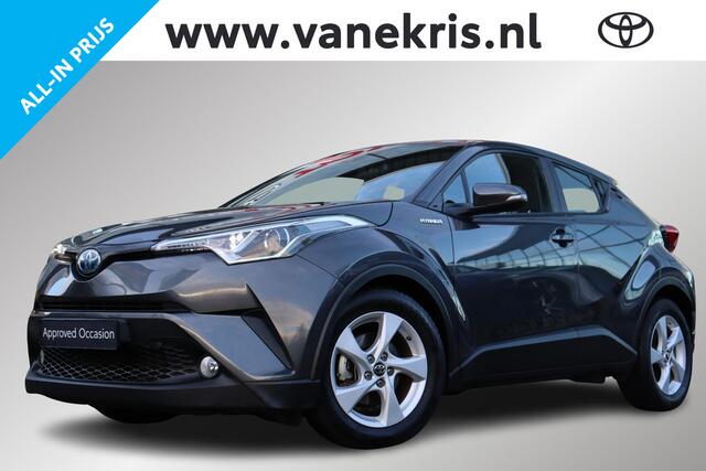 Toyota C-HR 1.8 Hybrid Active, Trekhaak, Airco, Cruise control Navigatie, Parkeercamera, Stuurwielbediening.