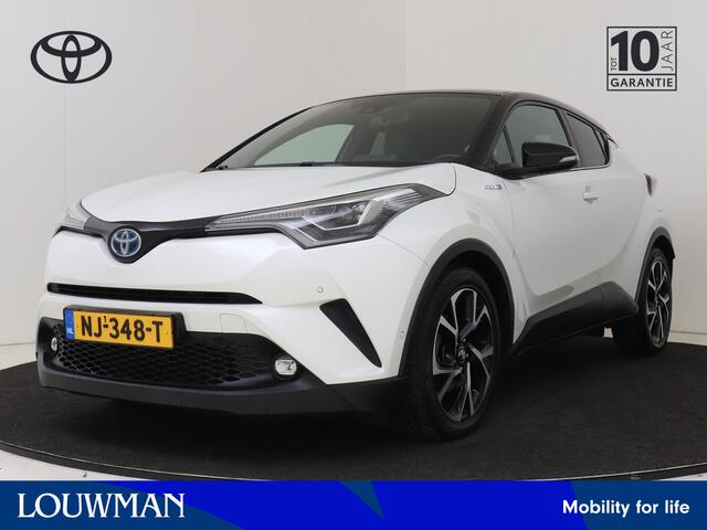 Toyota C-HR 1.8 Hybrid Bi-Tone Plus Trekhaak afneembaar | VOL LEDER | Dodehoekdetectie | JBL | Stoel/Stuurverwarming |