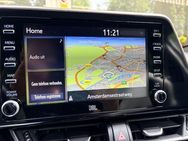 Toyota C-HR 2.0 Hybrid Launch Edition 32.000 K.M. Two Tone/Lederen bekl./Cruise contr. adapt./Dode hoek detect./Elektr. verstb. stoel/Autom. airco/JBL Audio Premium/Verw. inklpb. buitensp./Navigatie full Map/ Keyless entry+Start/LM 18 Inch