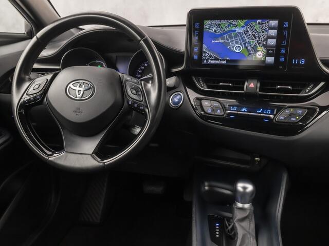 Toyota C-HR 1.8 Hybrid Sport Automaat (NAVIGATIE, CAMERA, ADPTIVE CRUISE, SPORTSTOELEN, KEYLESS, LANE ASSIST, NIEUWSTAAT)