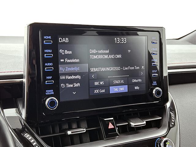 Toyota COROLLA Touring Sports 1.8 Hybrid Executive Bi-Tone | Dealer onderhouden | Head-Up display | Dodehoek detectie | Parkeersensoren voor+achter met assistent | elektrische achterklep | Stoelverwarming | Draadloze telefoonlader |