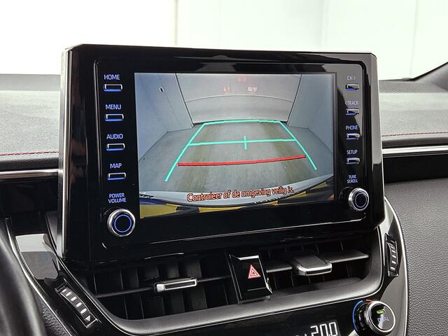 Toyota COROLLA Touring Sports 1.8 Hybrid Executive Bi-Tone | Dealer onderhouden | Head-Up display | Dodehoek detectie | Parkeersensoren voor+achter met assistent | elektrische achterklep | Stoelverwarming | Draadloze telefoonlader |
