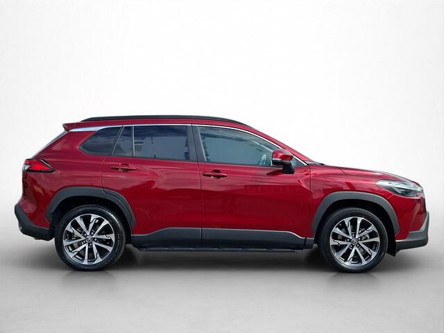 Toyota COROLLA Cross 2.0 High Power Hybrid First Edition | Dealer onderhouden | Half Lederen bekleding | Stoelverwarming | Dodehoek detectie | Parkeersensoren voor+achter | Elektrische Achterklep | Navigatie | Apple CarPlay/Android Auto | Cruise Co