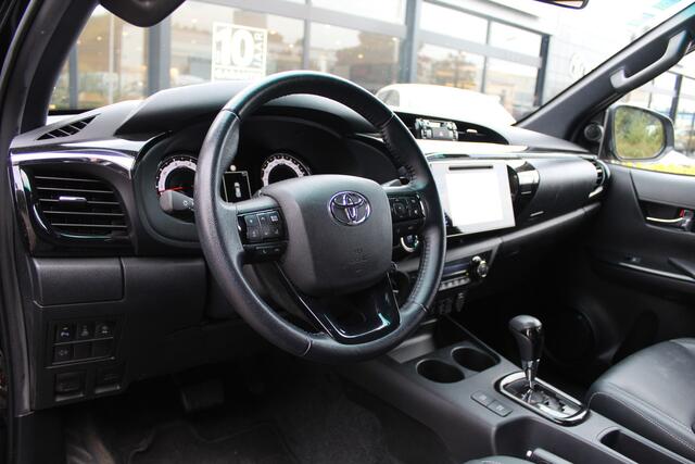 Toyota HI-LUX HiLux 2.4 D-4D Double Cab Executive VAN Automaat | Rijklaar | Hardtop | Stoelverwarming | Trekhaak | Navi | Bluetooth | Leder |