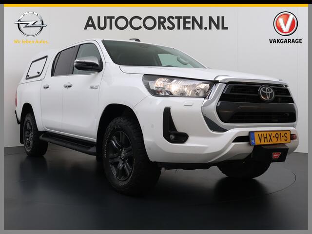 Toyota HI-LUX HiLux 2.4 D-4D 4WD AUT-6 Double Cab Professional Lier Canopy Hardtop (Huif) Trekhaak Navi* via Apple Carplay Android Auto Ecc Camera Adap.Cruise Control Lane Assist Inbouw Kasten Bluetooth AWD EURO6 400Nm *3.500kg Trekvermogen* 1e Eigenaar Dealeronderhoud