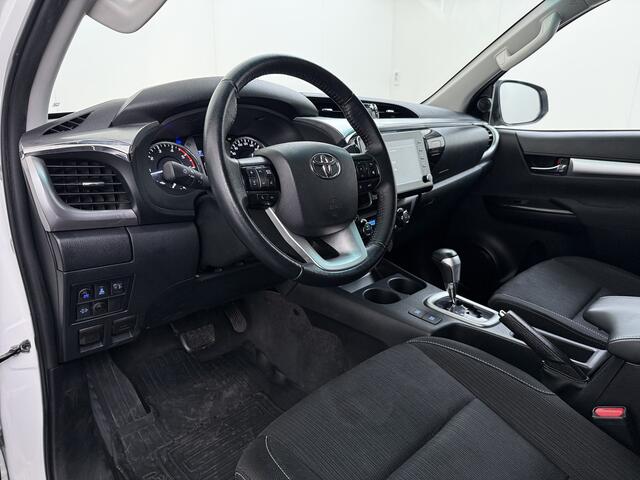 Toyota HI-LUX HiLux 2.4 D-4D 4WD AUT-6 Double Cab Professional Lier Canopy Hardtop (Huif) Trekhaak Navi* via Apple Carplay Android Auto Ecc Camera Adap.Cruise Control Lane Assist Inbouw Kasten Bluetooth AWD EURO6 400Nm *3.500kg Trekvermogen* 1e Eigenaar Dealeronderhoud