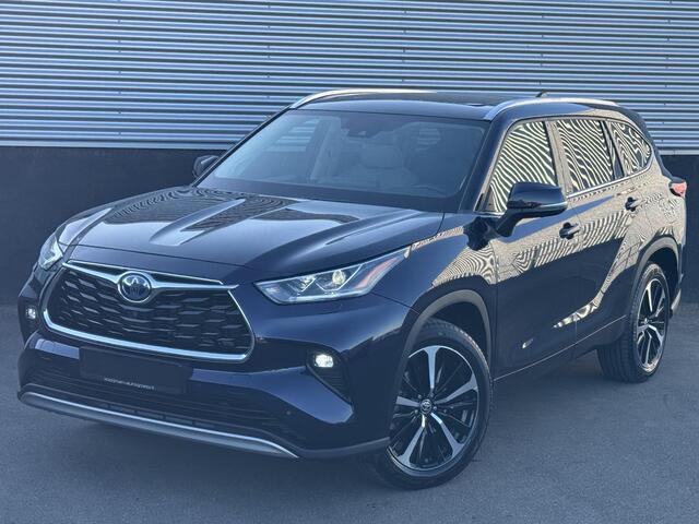Toyota HIGHLANDER 2.5 AWD Hybrid Premium Panoramadak, 7-zits, BTW-auto, AppleCarPlay/AndroidAuto, Stuurwiel verwarmd, Voorstoelen- & achterbank verwarmd, 360° camera, Dodehoek detectie, JBL premium audio