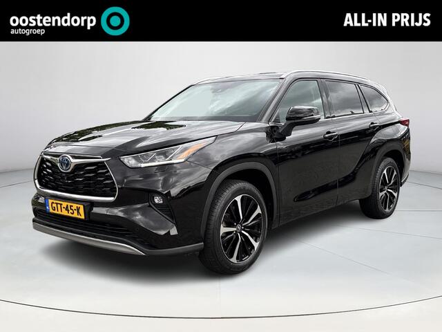 Toyota HIGHLANDER 2.5 AWD Hybrid Premium | 7 persoons | Full option! | Stoelverwarming- en koeling | Lederen bekleding