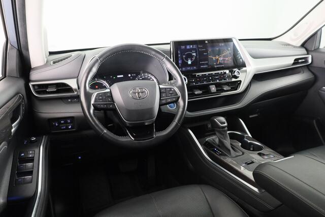 Toyota HIGHLANDER 2.5 AWD Hybrid Premium 7-Pers. | Trekhaak | 360° Camera | JBL-Audio | Zwart Leder Interieur |