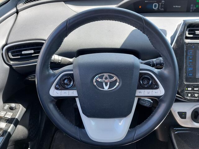 Toyota PRIUS 1.8 Hybrid Black Edition | 1ste Eigenaar | Navi | Clima | Adap.Cruise | Lederen Bekleding | Stoelverwarming | Dodehoek+Rijstrook+Licht+Regensensor | Keyless Entry | Achteruitrijcamera |17''lm