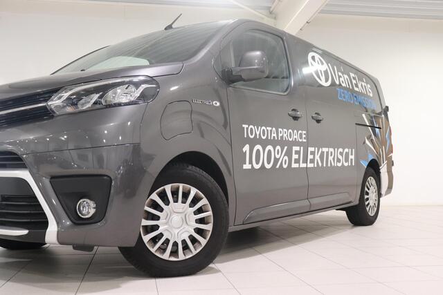 Toyota PROACE Electric Worker Extra Range Prof Long 75 kWh , met lat om lat, Laadvloer betonplex, NAVI, Apple Carplay/Android Auto, Parkeercamera!
