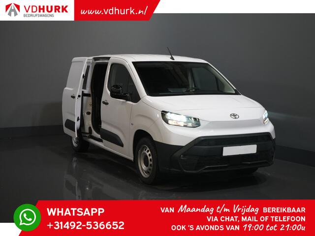 Toyota PROACE CITY 1.5 130 pk Aut. L2 BPM VRIJ! LED/ Virtual.Cockpit/ 3 pers./ Carplay/ Camera/ Climate/ PDC/ Cruise