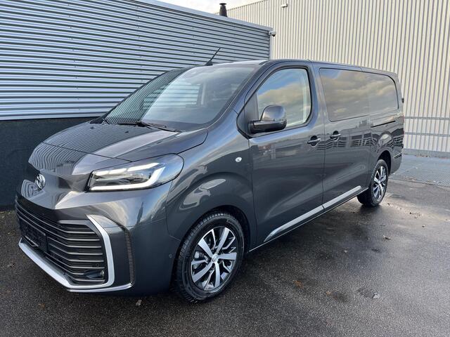 Toyota PROACE Long Worker 2.0 D-4D Professional DC 145PK Automaat DubbeleCabine 6 persoons DIRECT RIJDEN incl. o.a.: Apple Carplay / Android Auto, Climate Control, Cruise Control, LM velgen, 2 schuifdeuren
