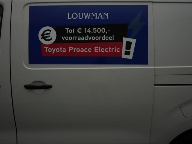 Toyota PROACE Electric Worker Live Extra Range 75 kWh | Navi Pack | 2e Schuifdeur | DIRECT LEVERBAAR !