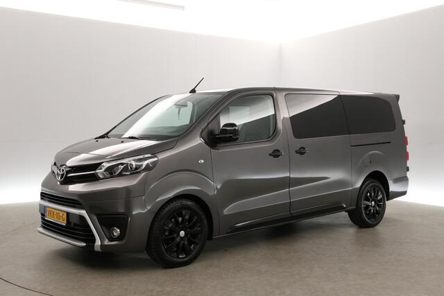 Toyota PROACE 2.0 D-4D Black Line L3H1 | Dubbele Cabine | 6 Persoons | 177PK Automaat | Airco Cruise Carplay 2xSchuifdeur LED Navi Trekhaak Leder PDC 17"LMV