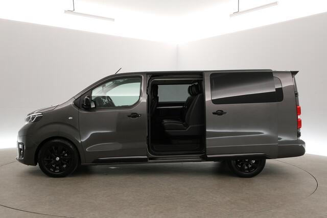 Toyota PROACE 2.0 D-4D Black Line L3H1 | Dubbele Cabine | 6 Persoons | 177PK Automaat | Airco Cruise Carplay 2xSchuifdeur LED Navi Trekhaak Leder PDC 17"LMV