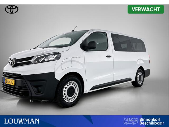 Toyota PROACE Electric Shuttle Long Extra Range Cool 75 kWh 9-Persoons | Full map navigatie | Privacy glass | Cruise control | Airco |