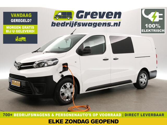 Toyota PROACE Extra Range Navigator 75 kWh L3H1 | Elektrisch | Dubbele Cabine | 6 Persoons | Airco Cruise Carplay 2xSchuifdeur Navi