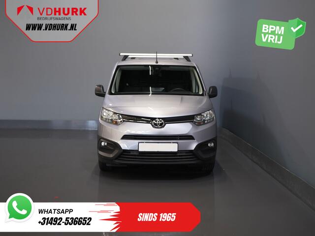 Toyota PROACE CITY 1.2 Turbo 130 pk Benzine Aut. BPM VRIJ! 3Pers./ Carplay/ Camera/ Cruise/ PDC/ Trekhaak