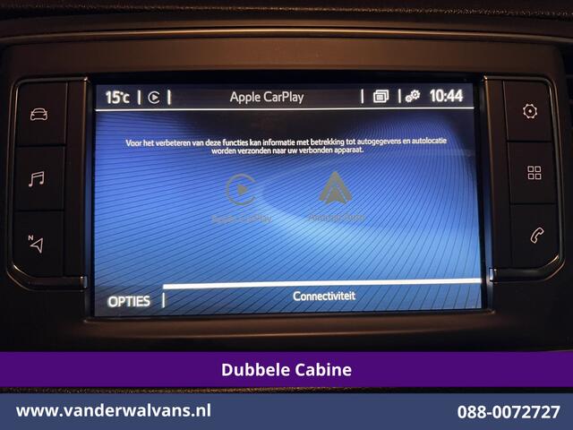 Toyota PROACE Worker 2.0 D-4D 145pk L3H1 Dubbele Cabine Euro6 Airco | 6-Zits | Navigatie | Apple Carplay Cruisecontrol, Parkeersensoren, Android auto, 2500kg trekvermogen