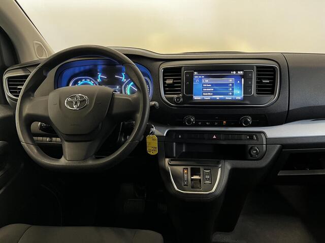Toyota PROACE Electric Shuttle Long L3 Extra Range 75 kWh 9 pers. prijs inclusief btw/bpm | Navigatie | Apple Carplay/Android Auto | Parkeersensoren | Cruise Control | Lichtmetalen velgen | Getinte ramen | Airco