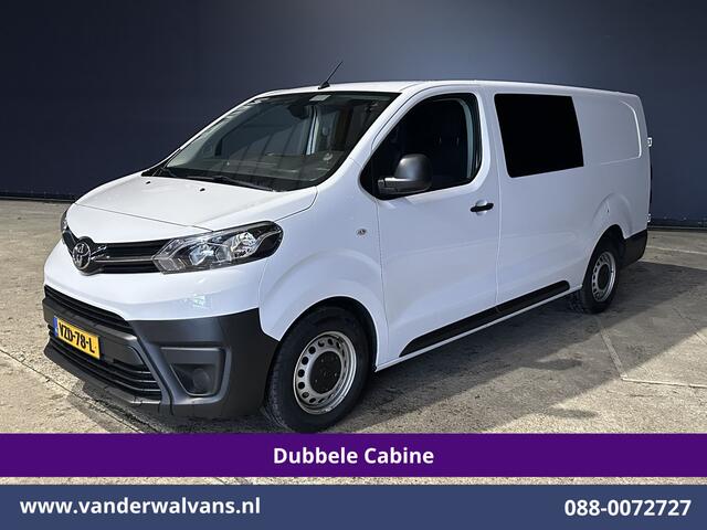 Toyota PROACE Worker 2.0 D-4D 145pk L3H1 Dubbele Cabine Euro6 Airco | 6-Zits | Navigatie | Apple Carplay | Cruisecontrol Android Auto, 2500kg trekhaak, Parkeersensoren