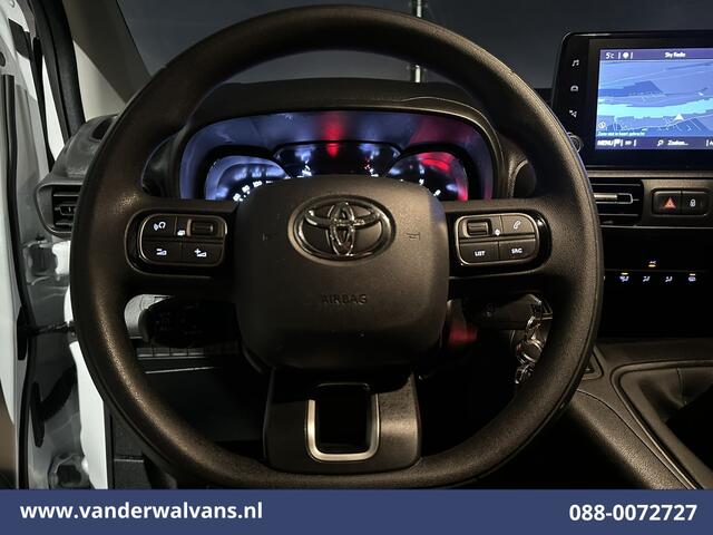 Toyota PROACE CITY 1.5 D-4D 102pk L1H1 Euro6 Airco | Navigatie | Apple Carplay | Cruisecontrol Android Auto, Zijdeur, Parkeersensoren