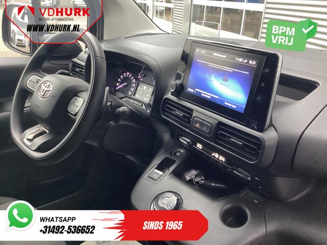 Toyota PROACE CITY 1.2 Turbo 130 pk Aut. BENZINE Adapt.Cruise/ Carplay/ Climate/ Head-Up/ Stoelverw./ Camera/ 3 Pers./ LMV/ Trekhaak