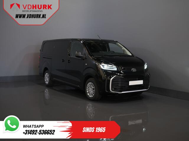 Toyota PROACE Electric Worker 75 kWh L3 345 km WLTP LED/ Snellader/ Keyless/ Adapt.Cruise/ Stuurverw./ Stoelverw./ Navi/ Carplay/ Camera/ PDC/ Airco