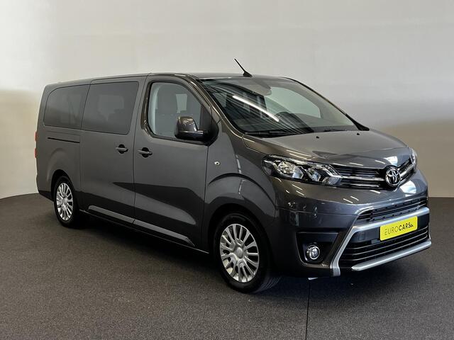 Toyota PROACE Electric Shuttle Long Extra Range Cool 75 kWh 9PERSOONS Personenbus Navigatie Apple Carplay/Android Auto Parkeersensoren Cruise Control Lichtmetalen velgen Getinte ramen Airco
