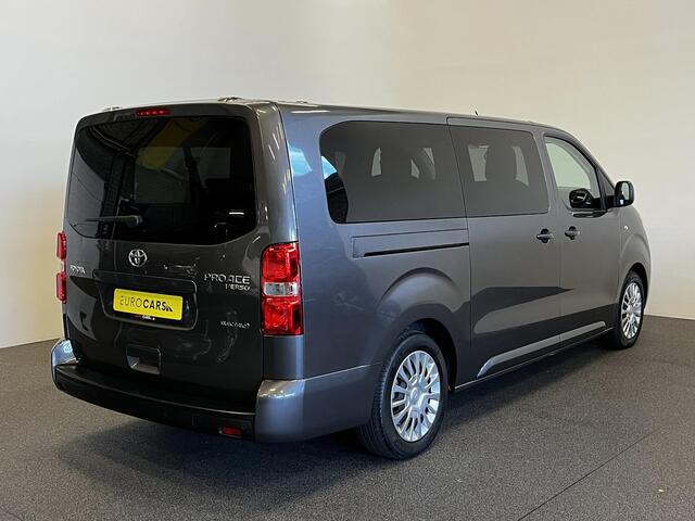 Toyota PROACE Electric Shuttle Long Extra Range Cool 75 kWh 9PERSOONS Personenbus Navigatie Apple Carplay/Android Auto Parkeersensoren Cruise Control Lichtmetalen velgen Getinte ramen Airco