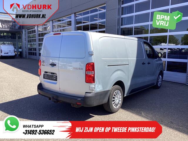 Toyota PROACE Worker 2.0 145 pk L3 2xSchuifdeur/ Adapt.Cruise/ Head Up/ Standkachel/ Stoelverw./ Carplay/ Trekhaak/ PDC