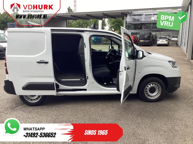 Toyota PROACE CITY 1.5 100 pk 3 Pers./ Carplay/ PDC/ Cruise/ Airco/ DAB