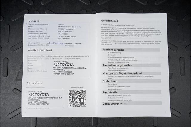 Toyota RAV4 2.5 Hybrid AWD Executive Leder Camera Trekhaak 19"