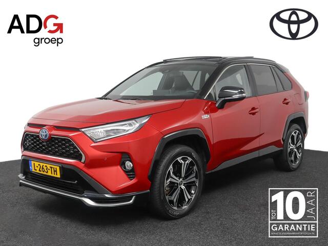 Toyota RAV4 2.5 Plug-in Hybrid AWD Bi-Tone Plus | Panoramadak | Stoelverwarming/Ventilatie | Leer | 360Camera | Elektrische Achterklep |
