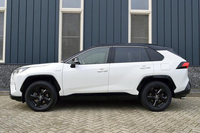 Toyota RAV4 2.5 Hybrid Black Edition Rijklaarprijs-Garantie Panorama dak Led 360 Camera Airco Leder/Stof