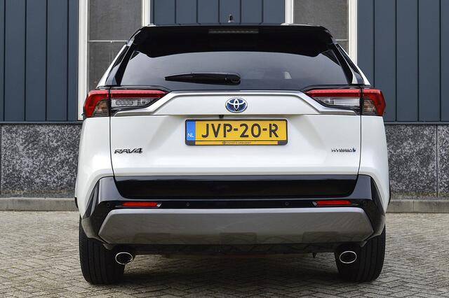 Toyota RAV4 2.5 Hybrid Black Edition Rijklaarprijs-Garantie Panorama dak Led 360 Camera Airco Leder/Stof