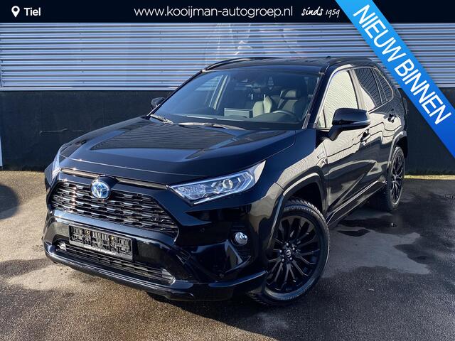 Toyota RAV4 2.5 Hybrid AWD Black Edition Navigatie, JBL, Stoelverwarming, Parkeersensoren, Elek. bestuurderstoel, leder/alcantara, LED, LMV, BTW-auto