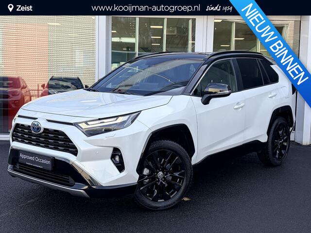 Toyota RAV4 AWD Bi-tone Navigatie, Stuurwiel- & Stoelverwarming, LED, PDC, LMV, Elek. bestuurdersstoel, Leder/stof