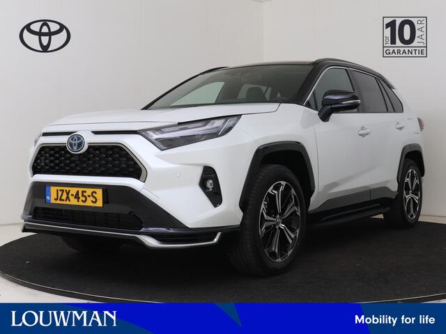 Toyota RAV4 2.5 Plug-in Hybrid AWD Bi-Tone Plus | DEMO & DIRECT LEVERBAAR | Trekhaak | Panoramadak | Treeplanken | JBL | Memory | DEMO Edwin
