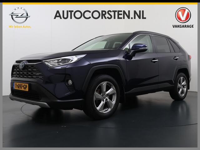 Toyota RAV4 2.5I Hybrid Leder+Verwarming+Memory Adap.Cruise Navi Camera Ecc Apple Carplay Android Auto Miracast(TM) Elek.Achterklep Active Stuur+Voorruit+Achterbankverwarming Keyless Lane Assist Privacy Glas Lmv Elek.Stoel Bluetooth Led
